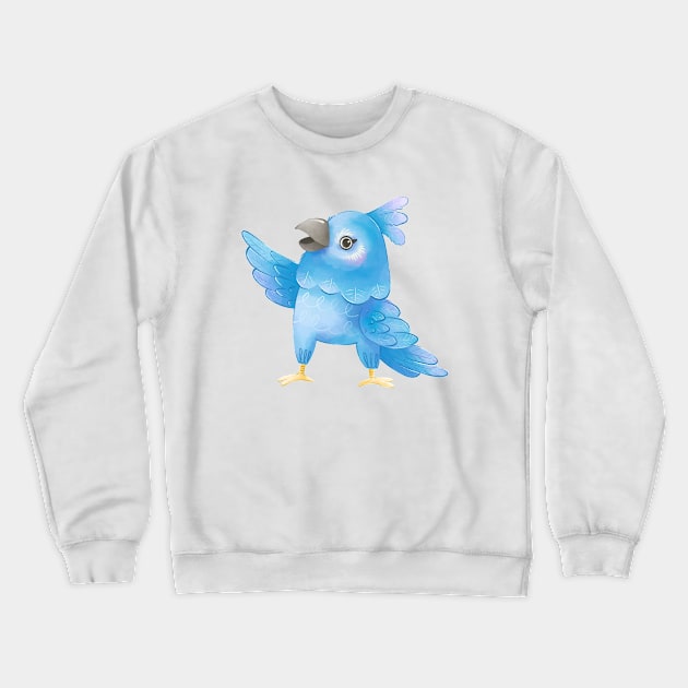 Cartoon parrot Crewneck Sweatshirt by OllyKo